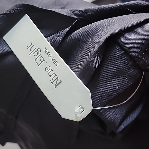 NWT sz M Nine Eight ankle slit lightweight pants comfortable pull on - Picture 7 of 7